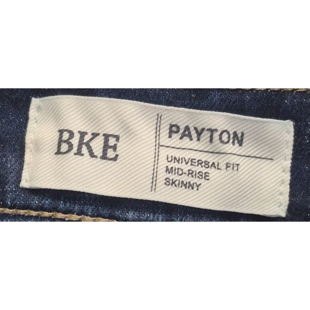 BKE Payton Jeans 38x31.5 Blue Medium Wash Universal Fit Mid Rise Skinny Stretch